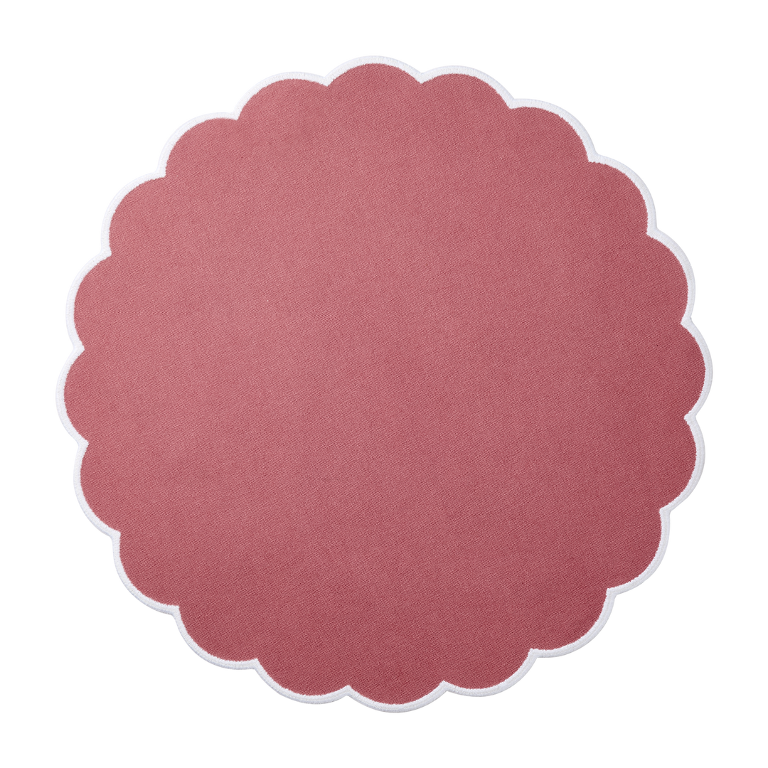 FLORA Tallriksunderlägg, Rosa, 6-Pack