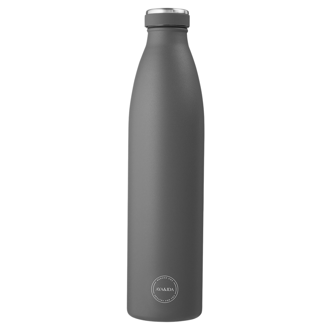 AYA&IDA Dricksflaska - Mörkgrå - 1000ML