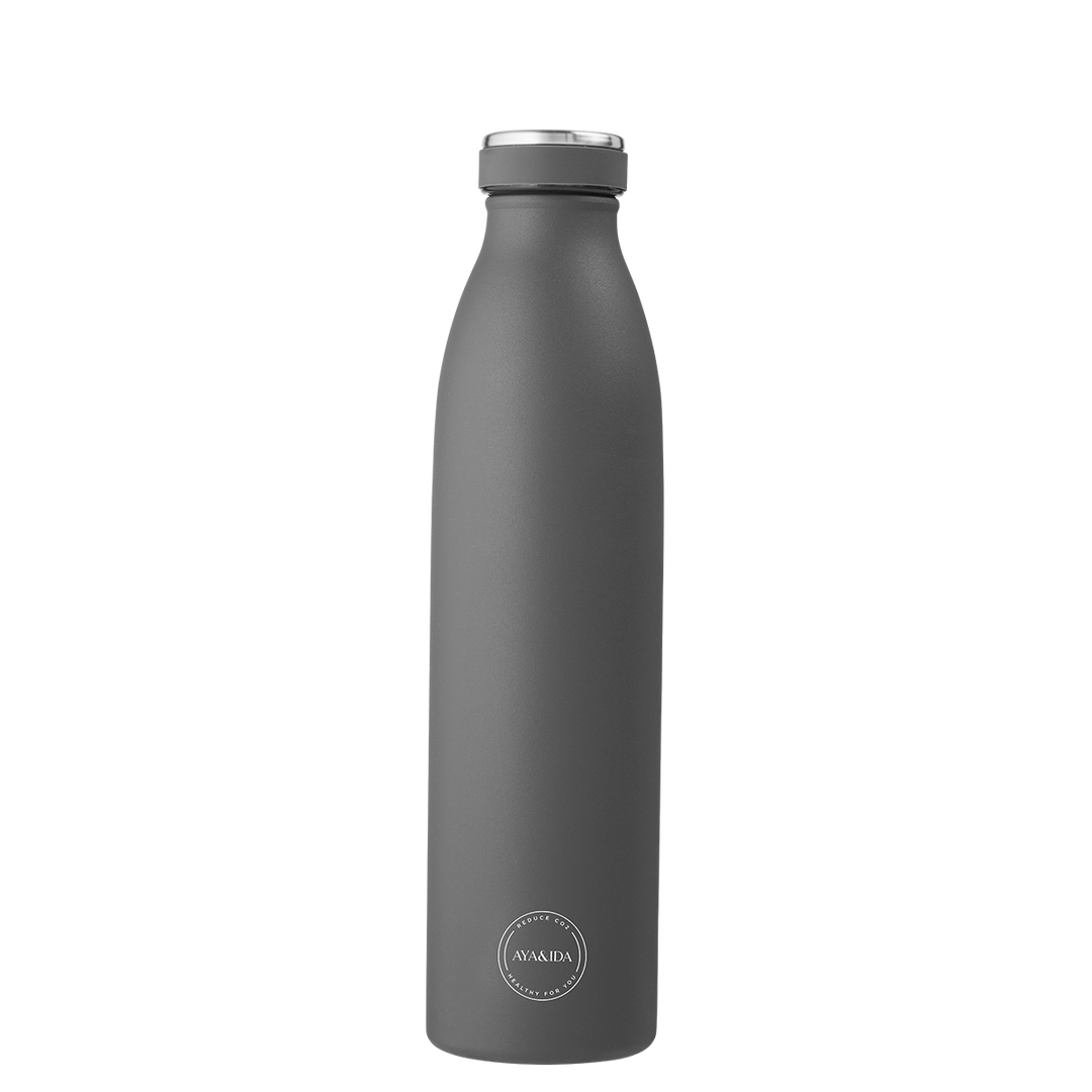 AYA&IDA Dricksflaska - Mörkgrå - 750ML