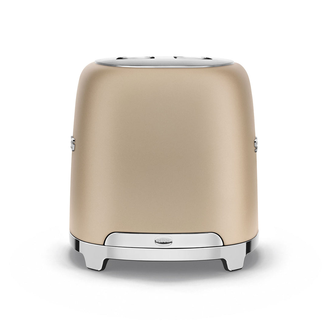 SMEG Brödrost för 2 skivor Champagne, Matt - 50's Style