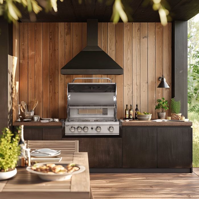 Mustang Gasgrill Pearl 4 built-in