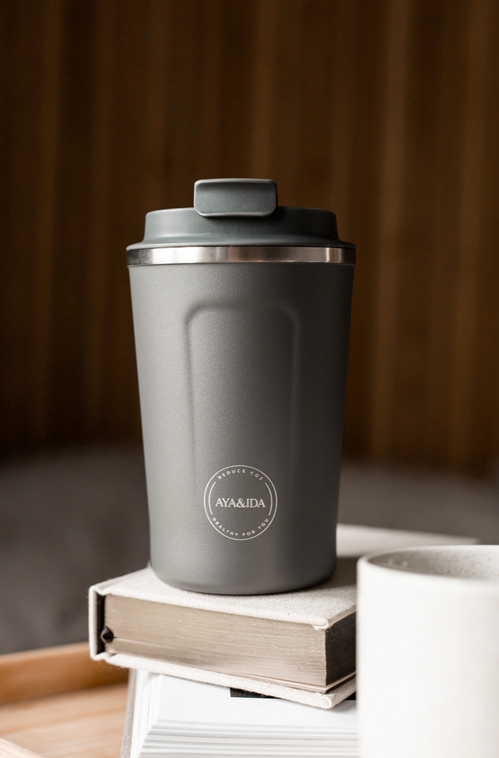 AYA&IDA CUP2GO - Mörkgrå - 380ML