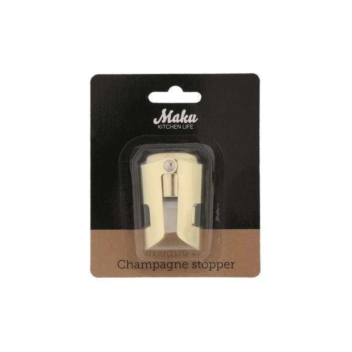 MAKU Förslutare champagneflaska guldfärgad