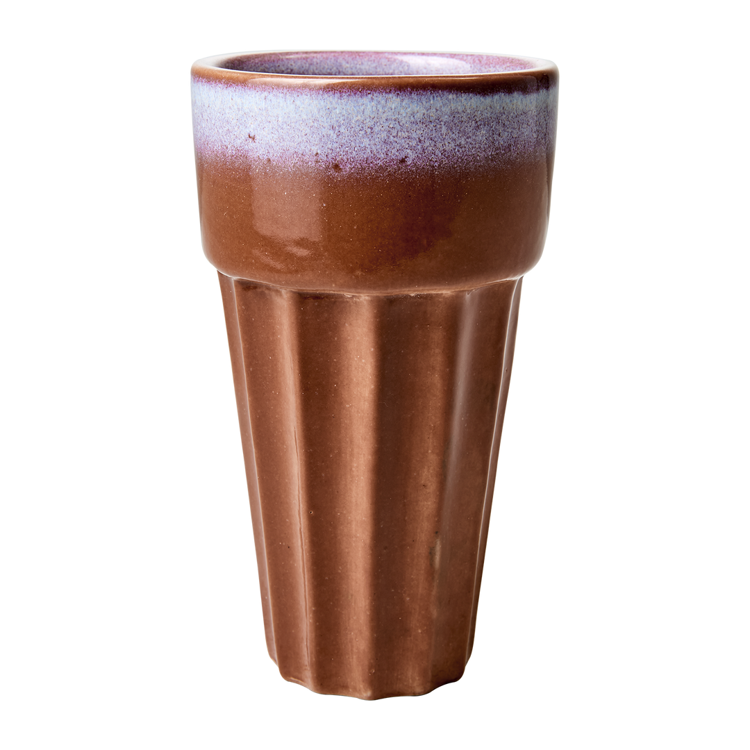 COSTA Kopp L, Terrakotta/flerfärgad, 4-Pack