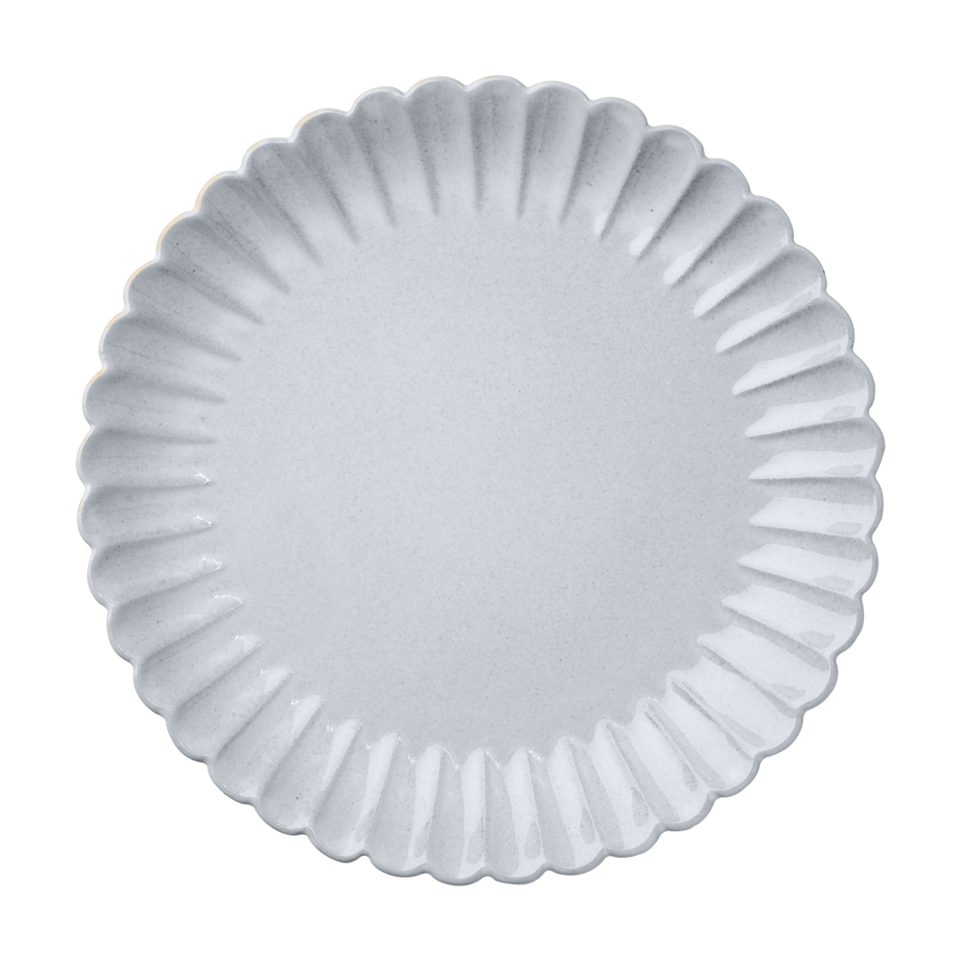 HULDA Tallrik, Elfenben, 4-Pack