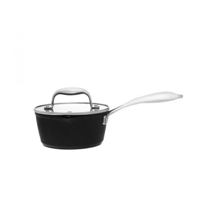 MAKU Robuste kastrull med glaslock 1,2 L16 cm.