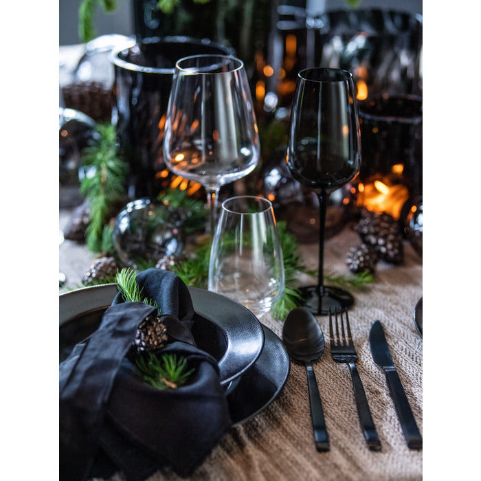 Magnor - Pure Black 24 delar bestickset matt