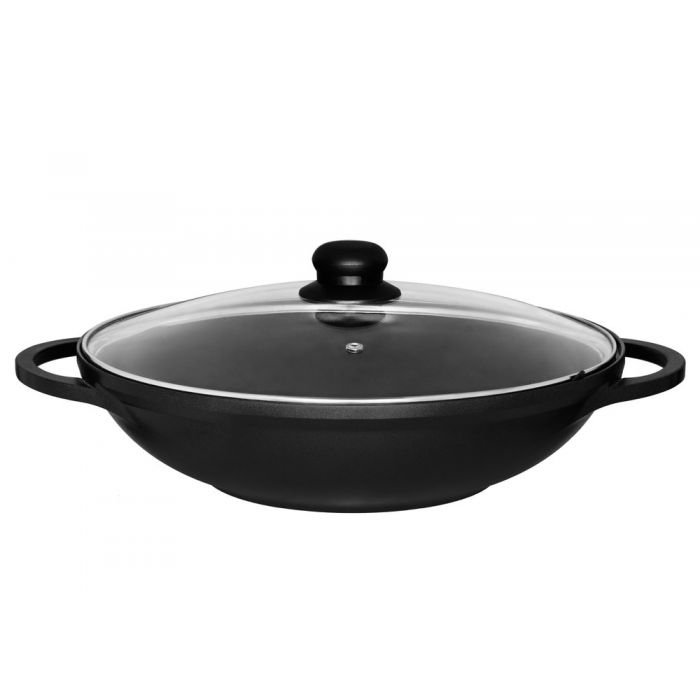MAKU Wokpanna, gjuten aluminium 32 cm