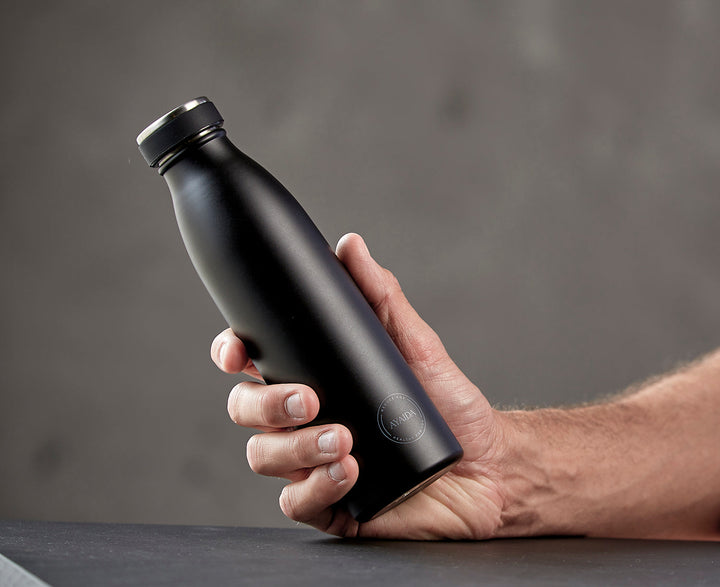 AYA&IDA Dricksflaska - Mattsvart - 500ML