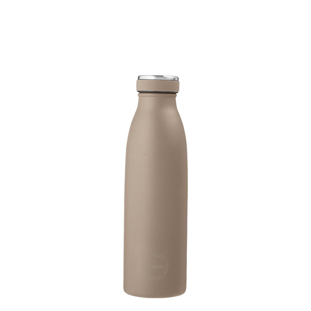 AYA&IDA Dricksflaska - Dusty Brown - 500ML