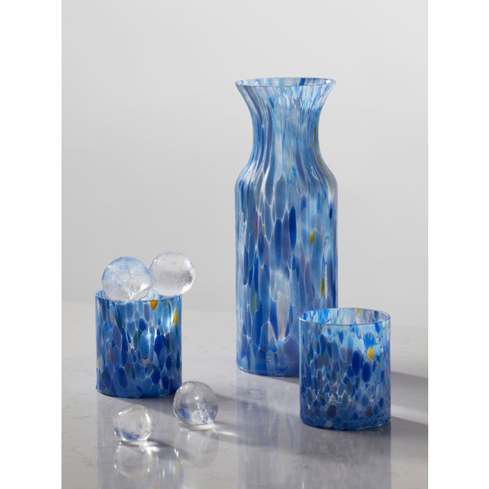 Magnor - Swirl karaff/vas blå multi 1,4 l / 27 cm