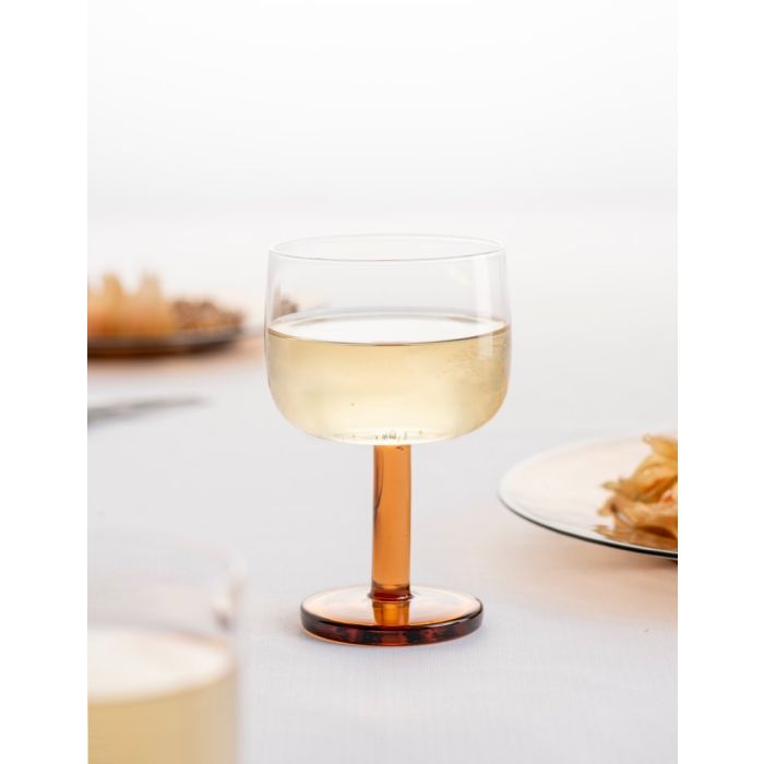 MAKU Vinglas brun 28 cl, 4-Pack