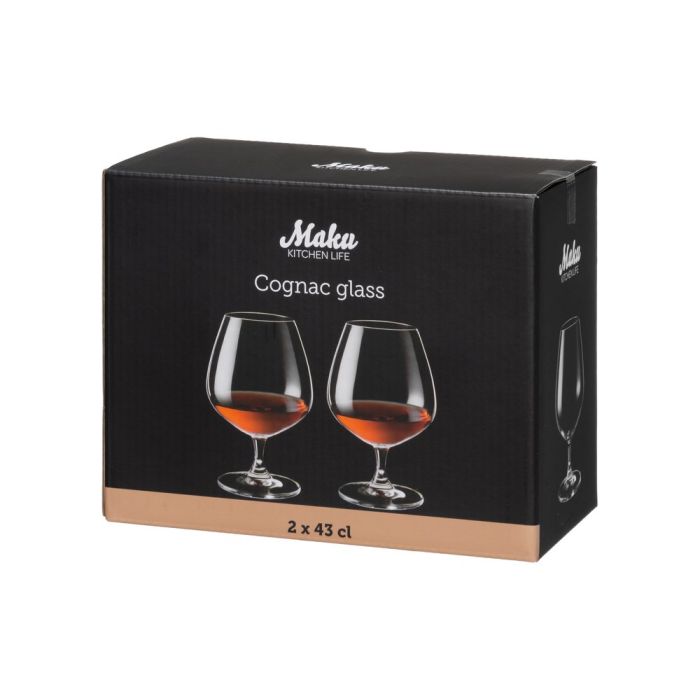 MAKU Cognacglas 43 cl, 4-Pack