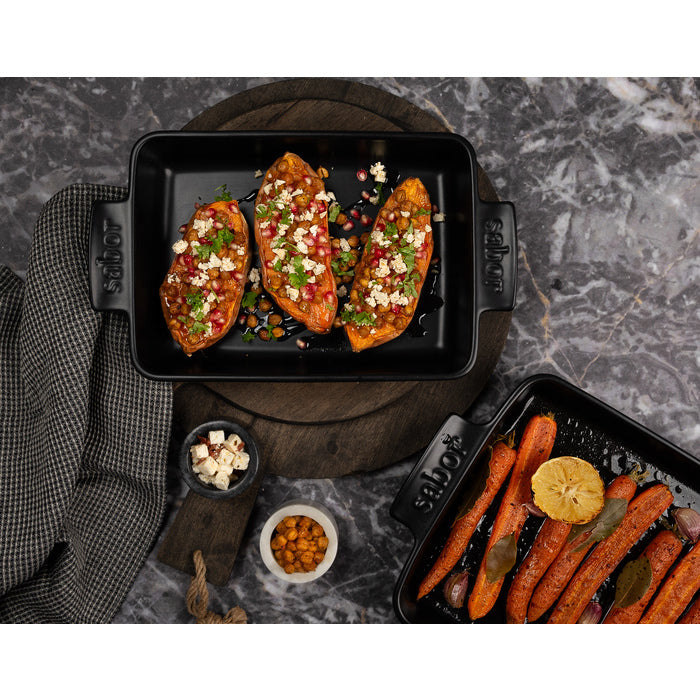 Sabor - Eldfast form 34 x 26 cm - 3,4 l - Svart