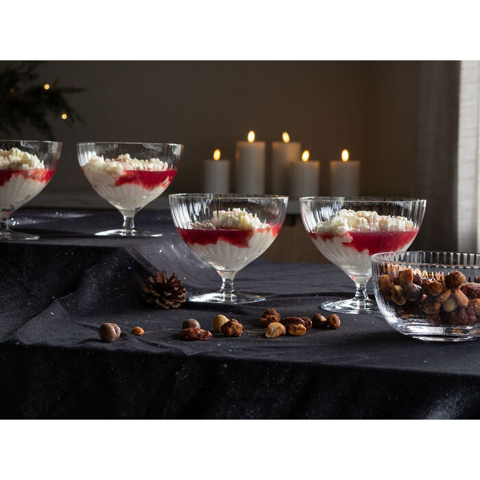 Modern House - Timeless - Dessertskålar på fot 4-pk - 0,4 l