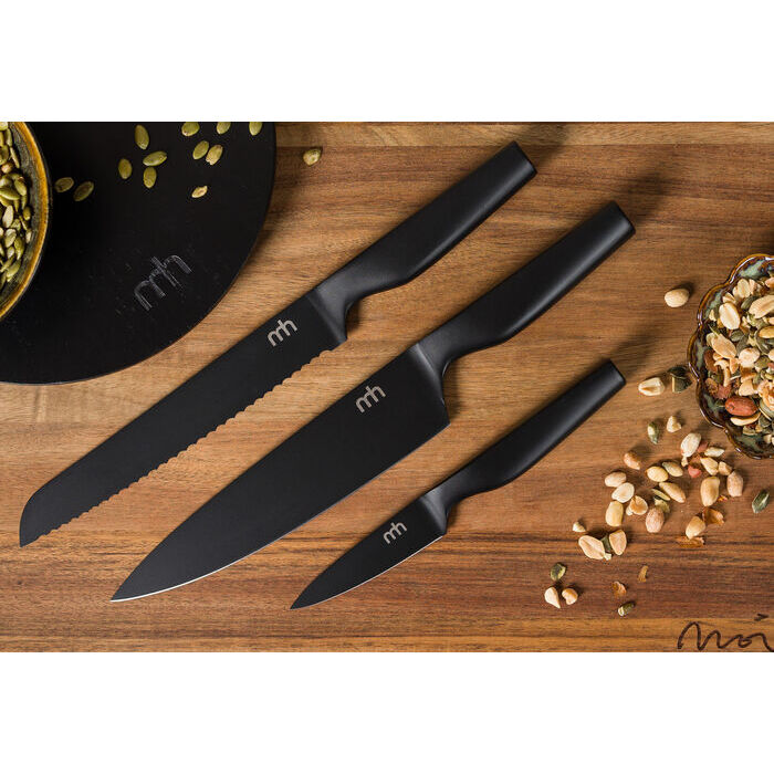 Modern House - Black - Knivset s/3