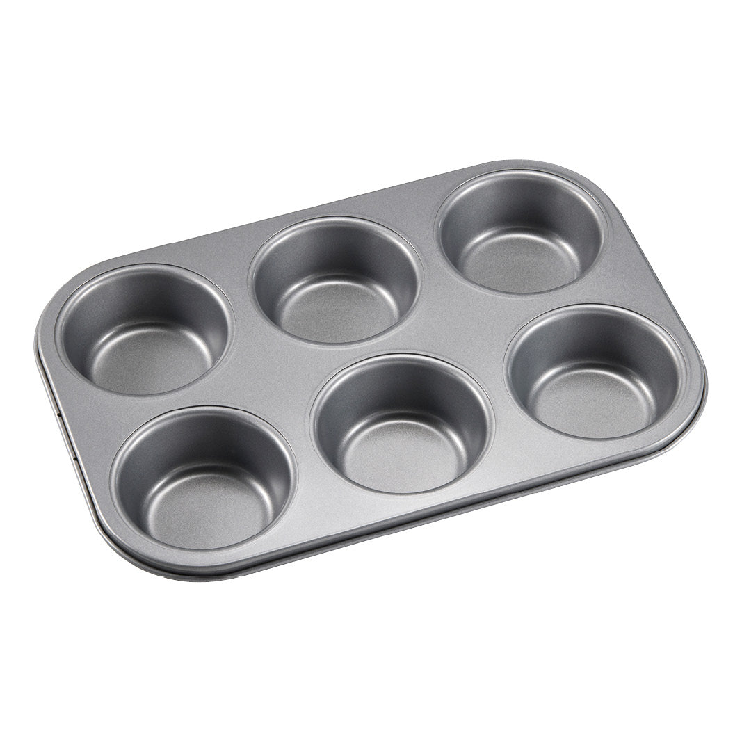 Karabo Muffinsform 6 stycken Kolstål