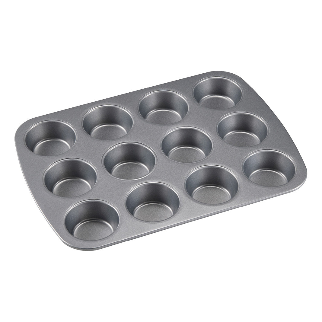 Karabo Muffinsform 12 stycken Kolstål