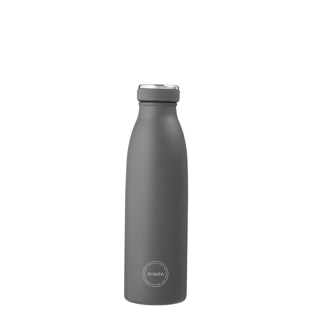 AYA&IDA Dricksflaska - Mörkgrå - 500ML