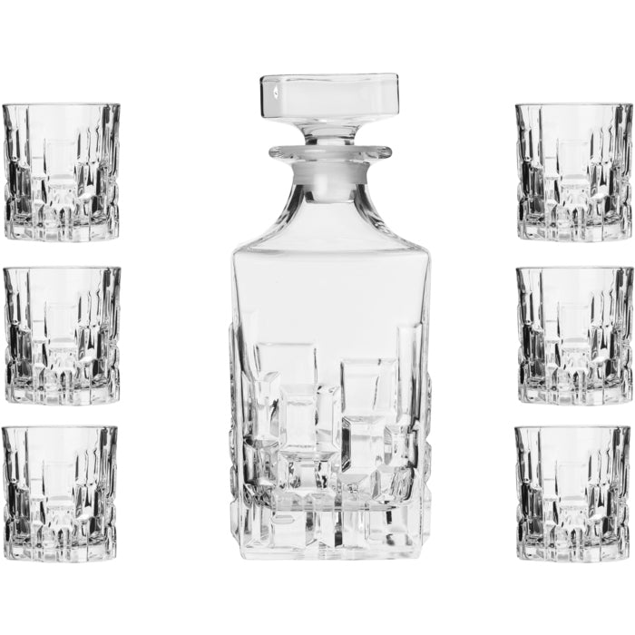 Stiernholm - Etna - Whiskeykaraff med 6 glass - 81 cl