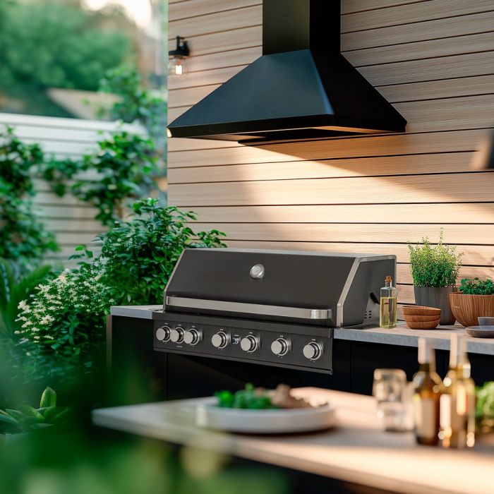Mustang Gasgrill Black Jewel 6 built-in