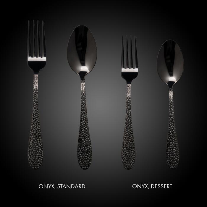 Vargen & Thor - Frost - Onyx - Dessertbestick 8 delar