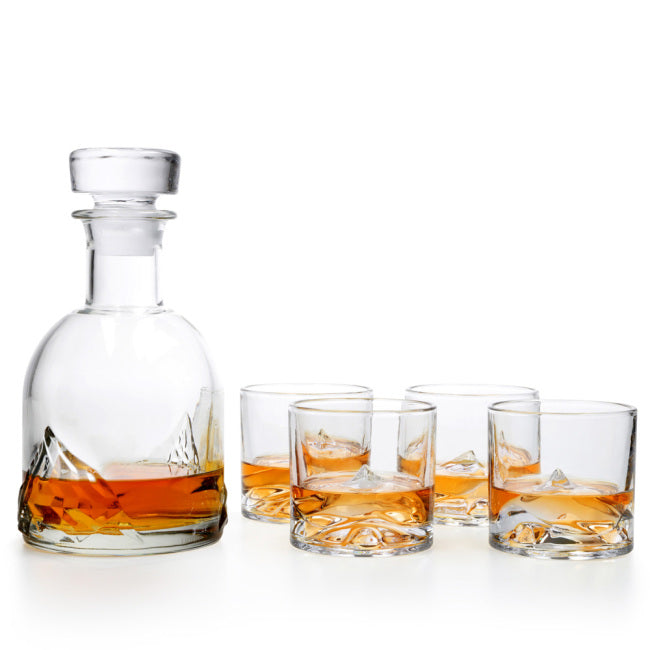 LIITON Whisky Set Everest Glas & Decanter