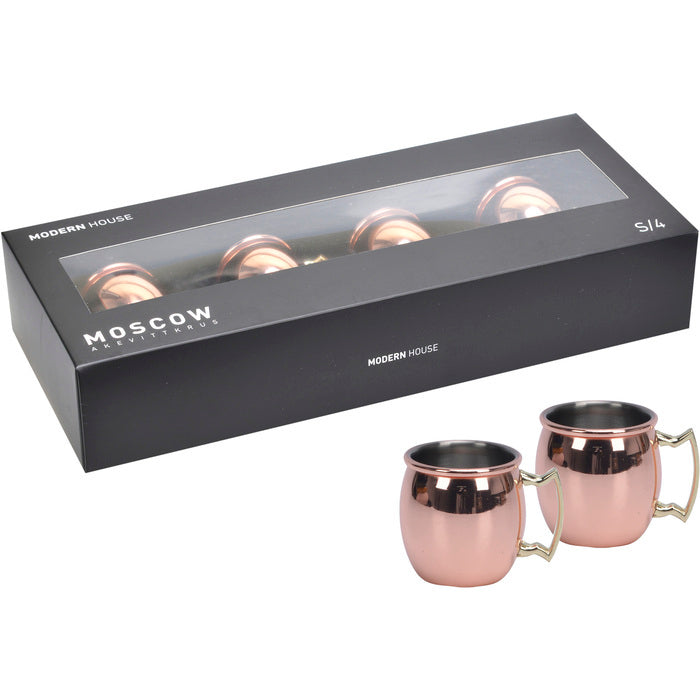 Modern House - Moscow Mule - Snapsmugg 4-pk - 6 cl