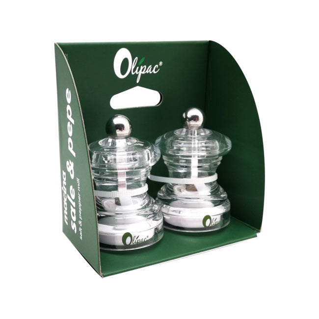 Olipac Salt & Pepperkvarn Set Crystal