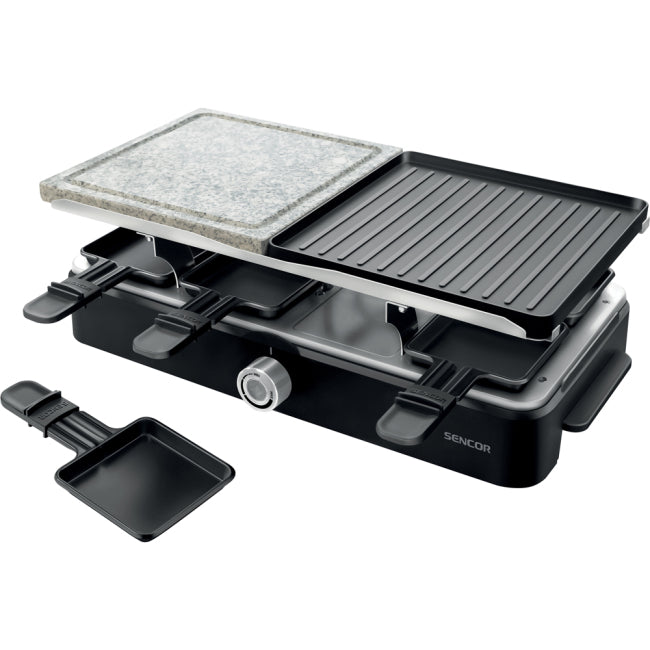 SENCOR Raclette Grill 2 i 1, Grill & Stekhäll