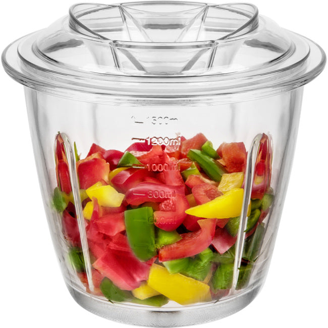 SENCOR Minihackare på 1,5L med glasbehållare