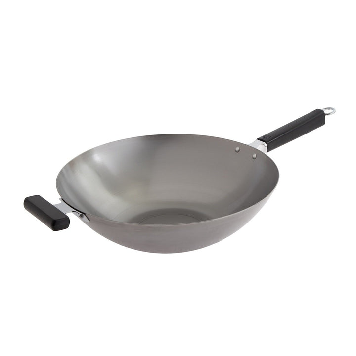 Joyce Chen Professional Wok Pan i kolstål