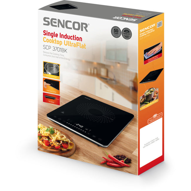 SENCOR Induktionshäll 1 Zon Ultratunn