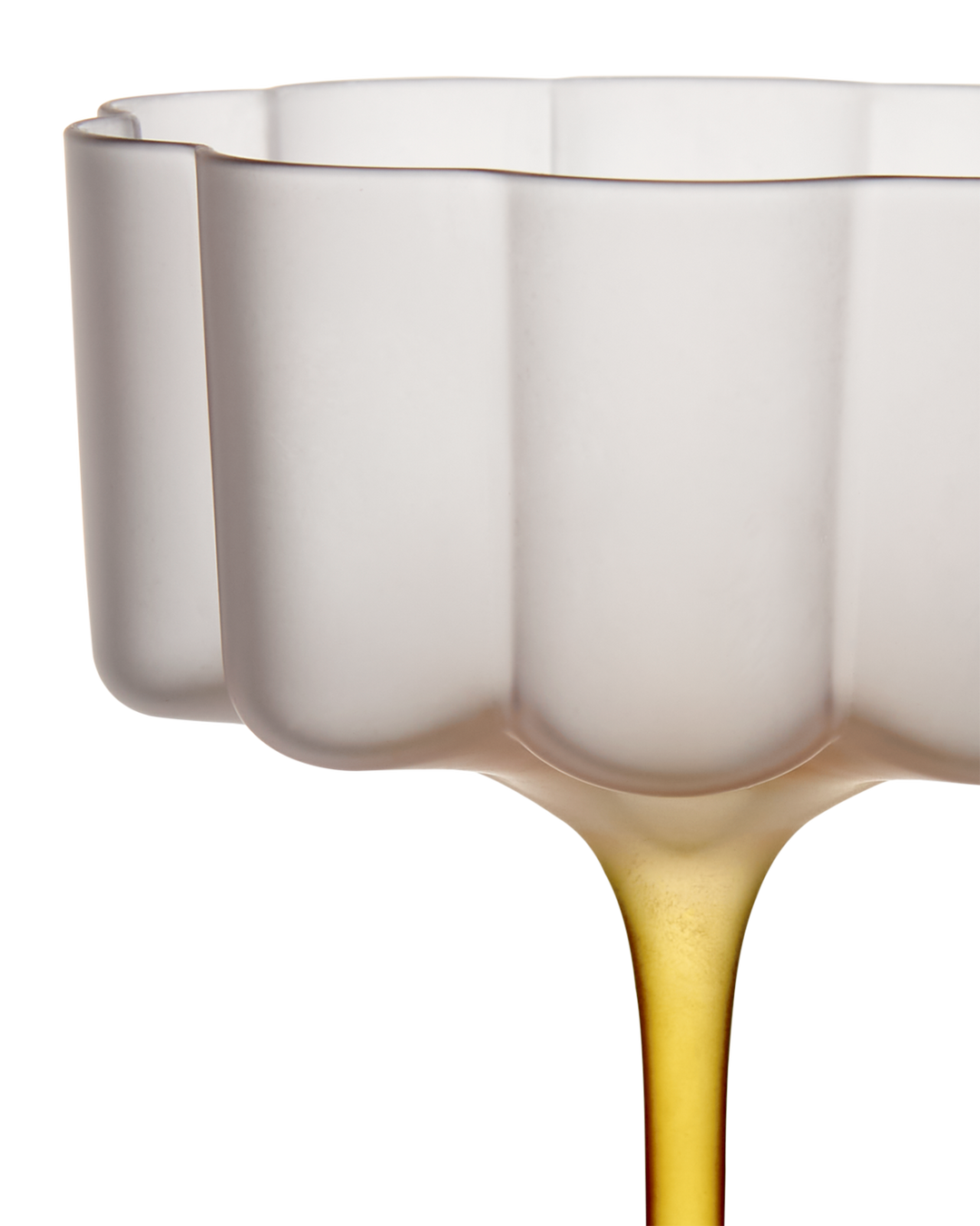 LILLIE Cocktail/dessertglas, Gul, 4-Pack