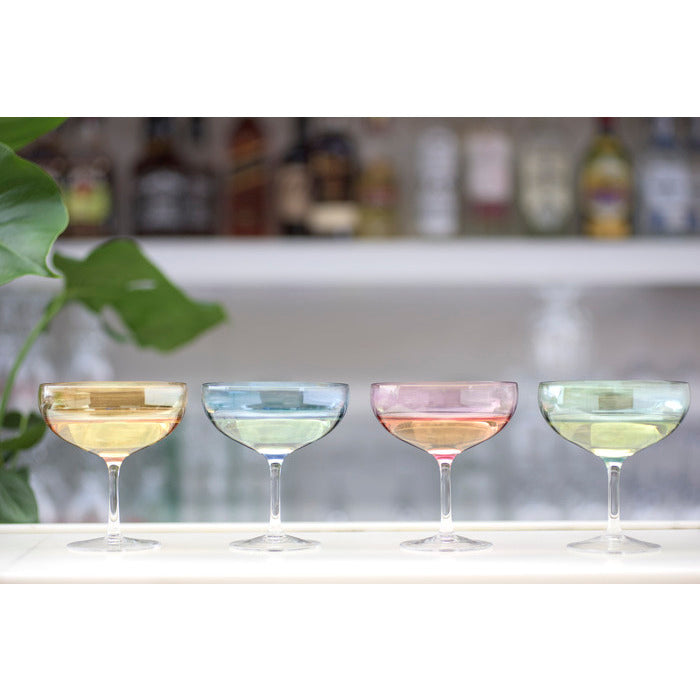 Magnor - Happy champagneglas blå 28 cl