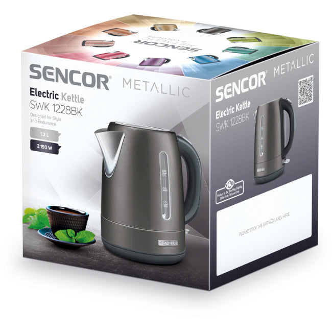 SENCOR Vattenkokare 1,2 Liter Svart