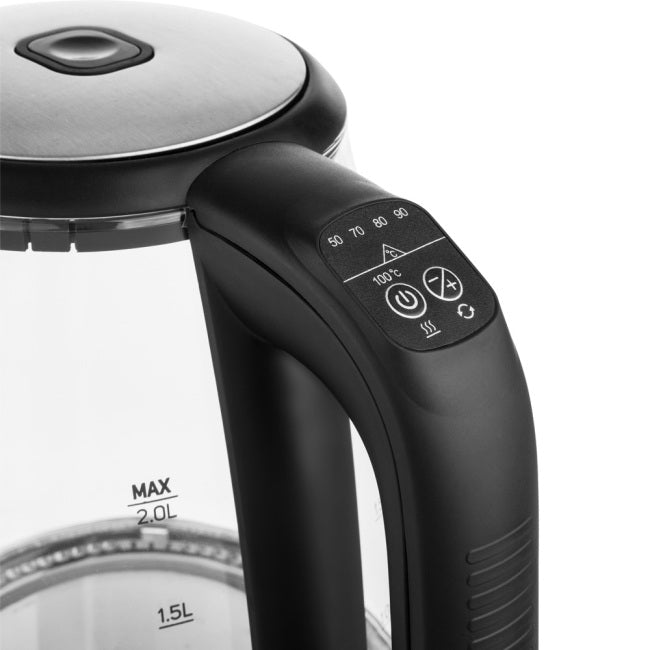 SENCOR Vattenkokare 2 Liter med Temperaturkontroll