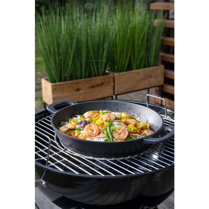 Mustang Gjutjärnswokpanna Multigrill-kompatibel