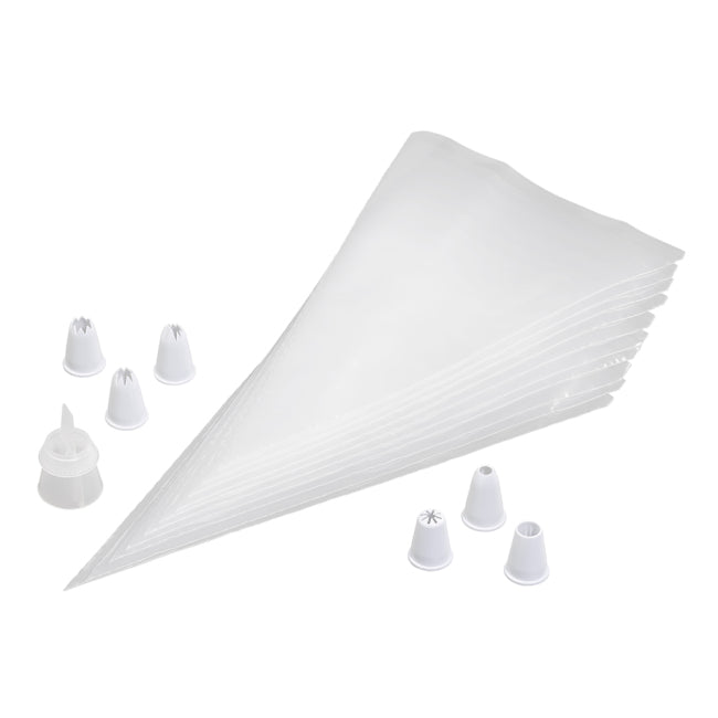 Tala Spritsset, 10 stora 30 cm Dubbla Spritspåsar med 6 tyllar