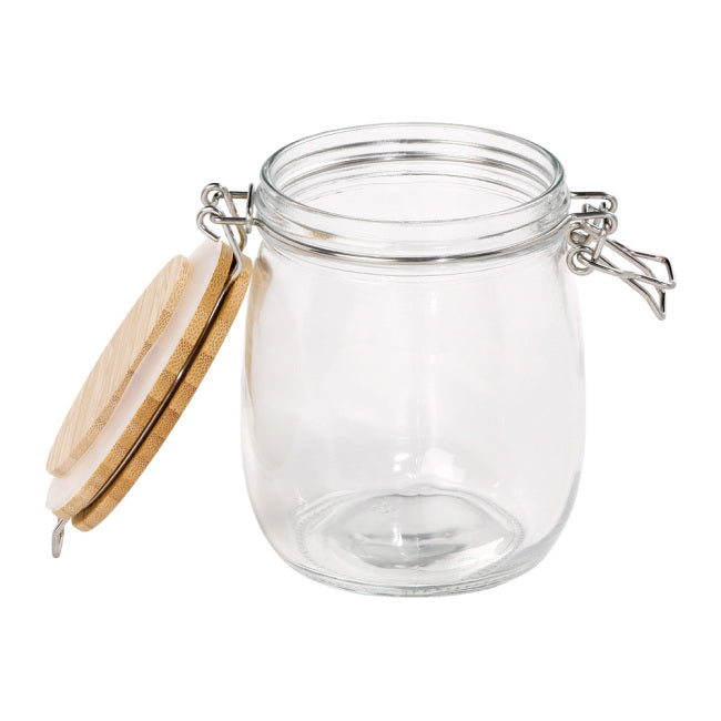 Tala Glasburk med lock av Bambuträ 700 ml