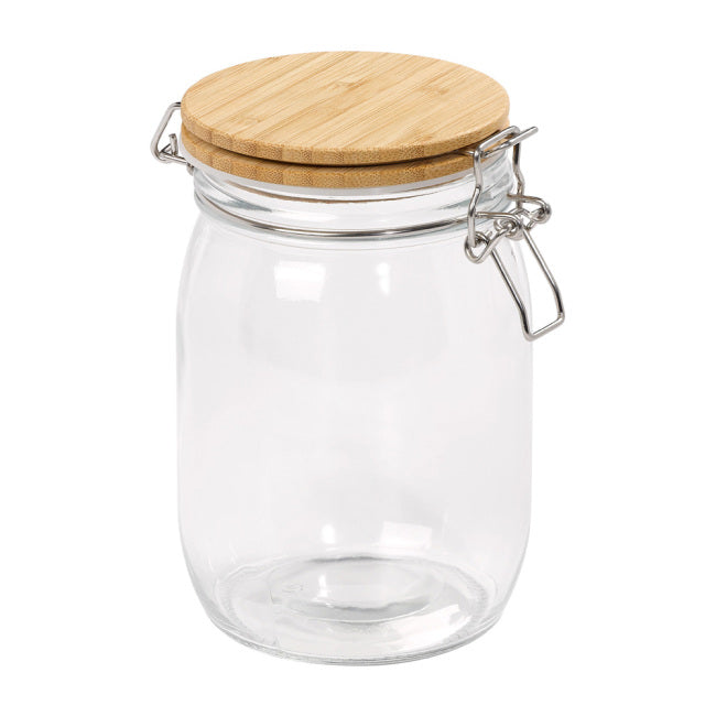 Tala Glasburk med lock av Bambuträ 980 ml