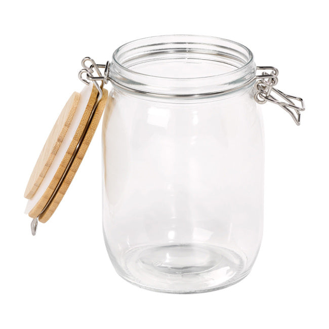 Tala Glasburk med lock av Bambuträ 980 ml