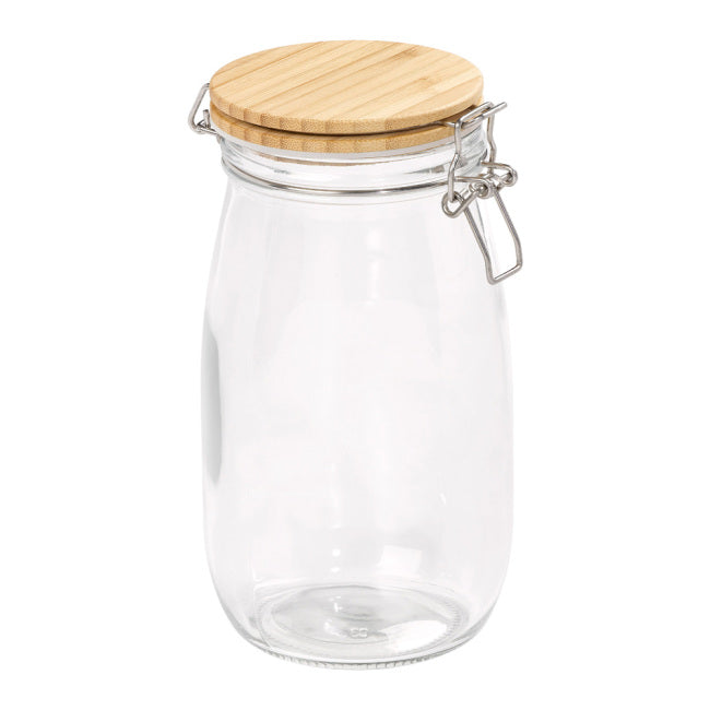 Tala Glasburk med lock av Bambuträ 1200 ml