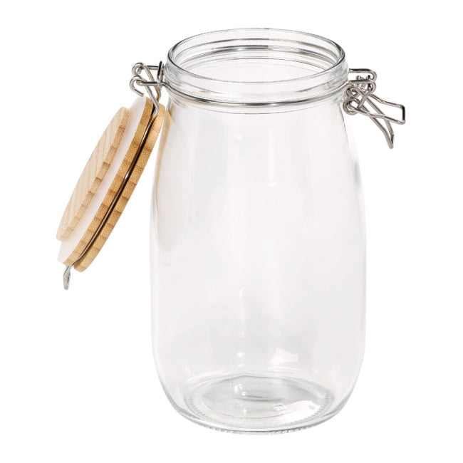 Tala Glasburk med lock av Bambuträ 1200 ml