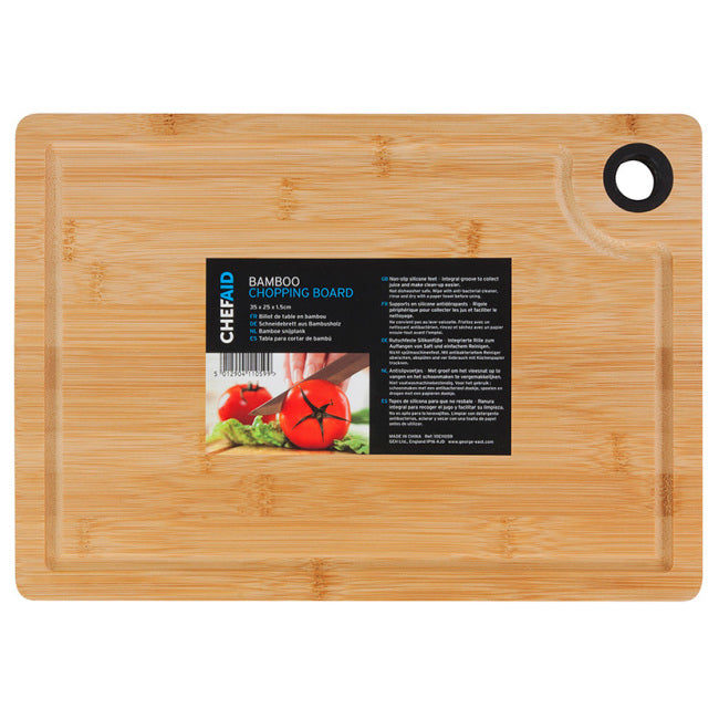 Chef Aid Bamboo Skärbräda 35 x 25 x 1.5cm