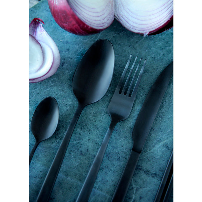 Magnor - Pure Black 24 delar bestickset matt