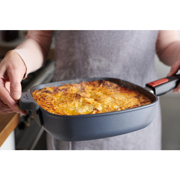 Woll - Diamond Lite - Grillpanna 28x28 cm H 4 cm avtagbart handtag, Induktion