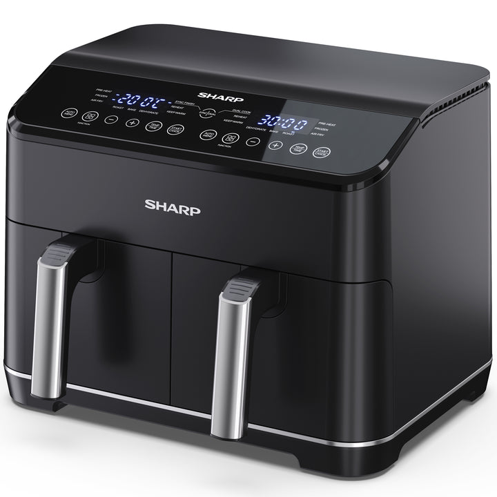 Sharp Airfryer Dubbel 2X4L 2X1800W - AF-GD82AE-B