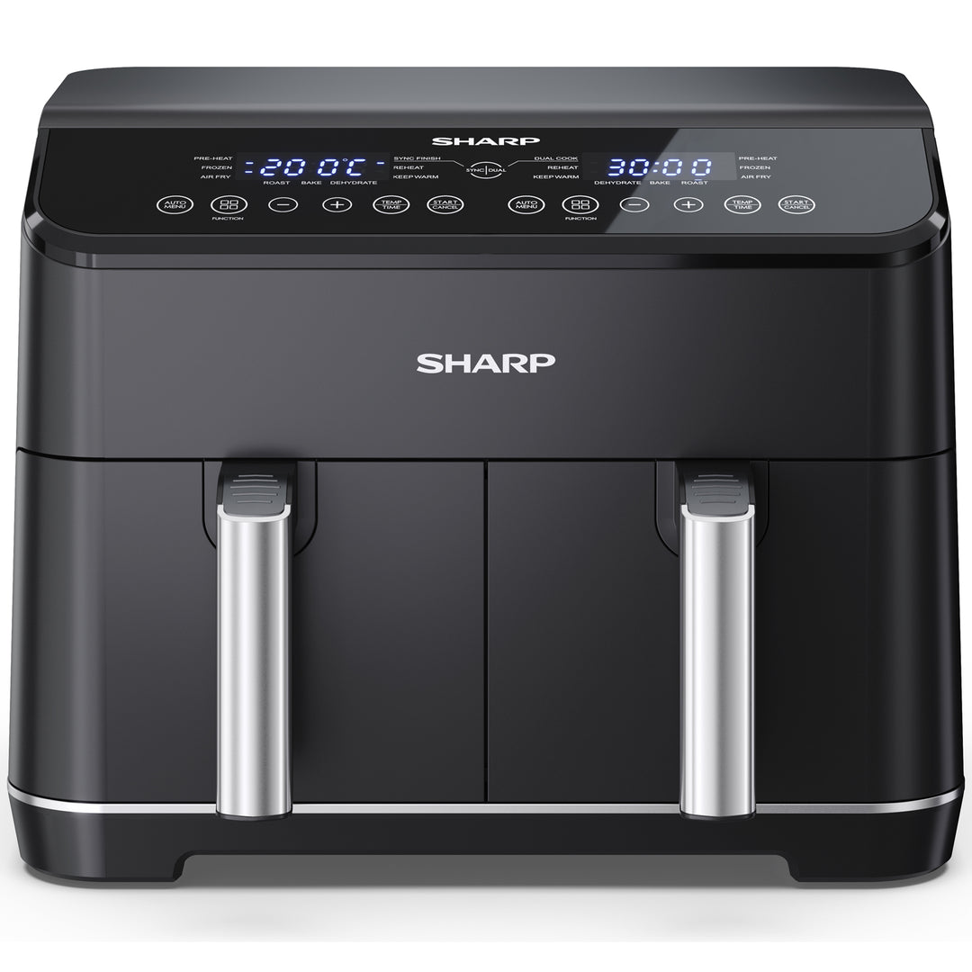 Sharp Airfryer Dubbel 2X4L 2X1800W - AF-GD82AE-B