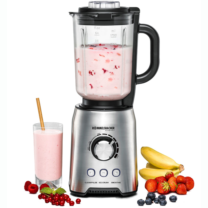 Rommelsbacher Blender MX 1250 Glaskanna  1,75l  1200W  22000RPM